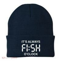 Fish OClock Funny Fishing Fisherman FatherS Day Gift Beanie thumb 0
