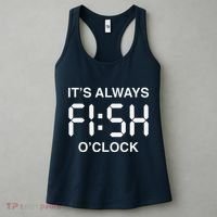 Fish OClock Funny Fishing Fisherman FatherS Day Gift Women's Tank Top thumb 3