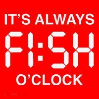 Fish OClock Funny Fishing Fisherman FatherS Day Gift Santa Hat thumb 1