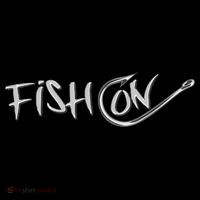 Fish On Fish Hook USA-Made Doggie Bandana thumb 2