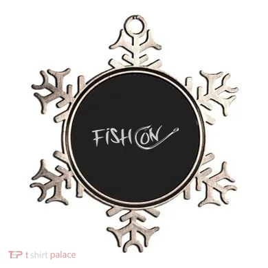 Fish On Fish Hook Ornament