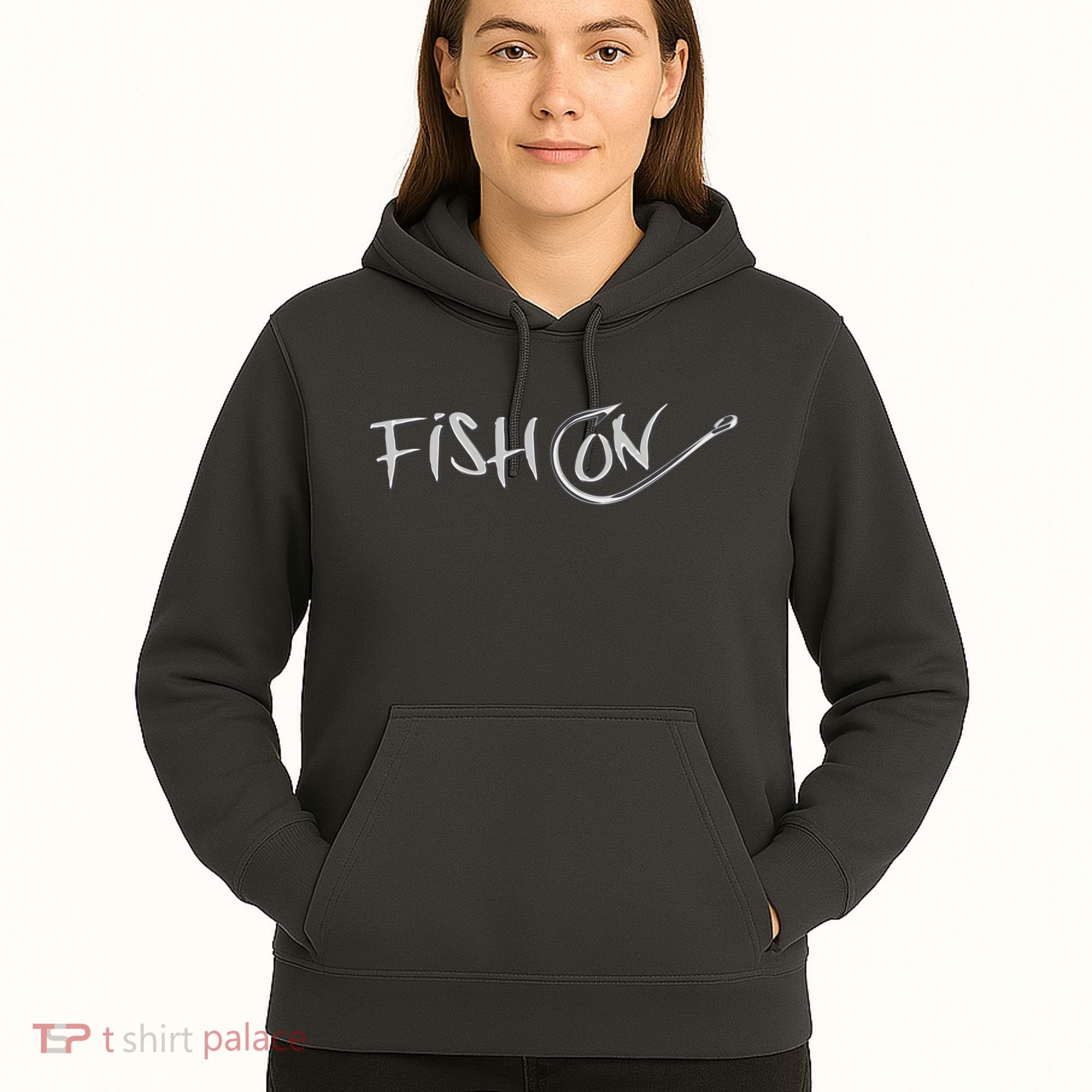Fish On Fish Hook Hoodie