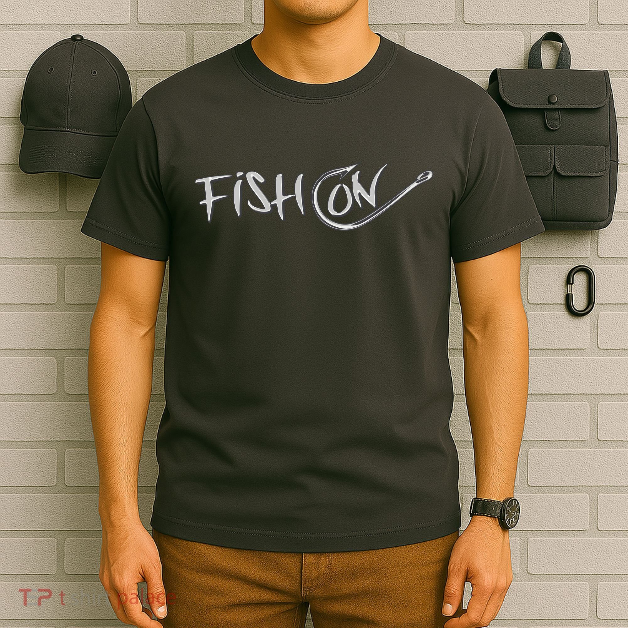 Fish On Fish Hook T-Shirt