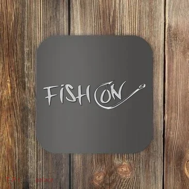 Fish On Fish Hook Coaster