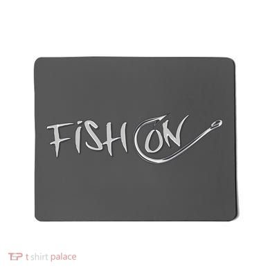 Fish On Fish Hook Mousepad