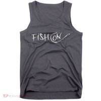 Fish On Fish Hook Tank Top thumb 0