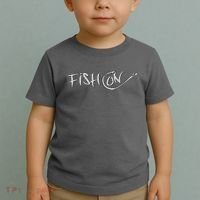 Fish On Fish Hook Toddler T-Shirt thumb 2