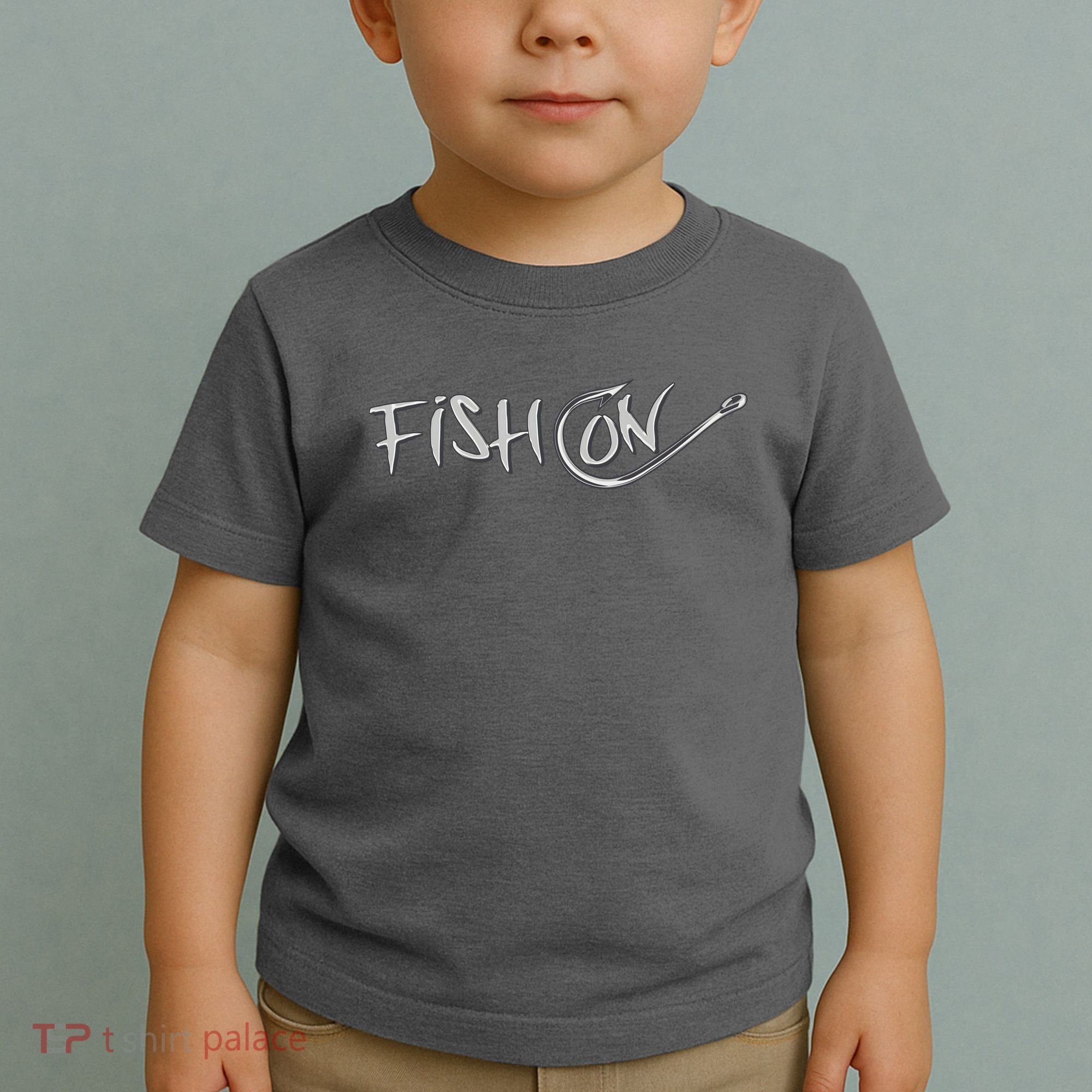 Fish On Fish Hook Toddler T-Shirt