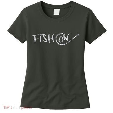 Fish On Fish Hook Women's T-Shirt