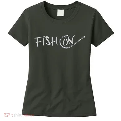 Fish On Fish Hook Women's T-Shirt