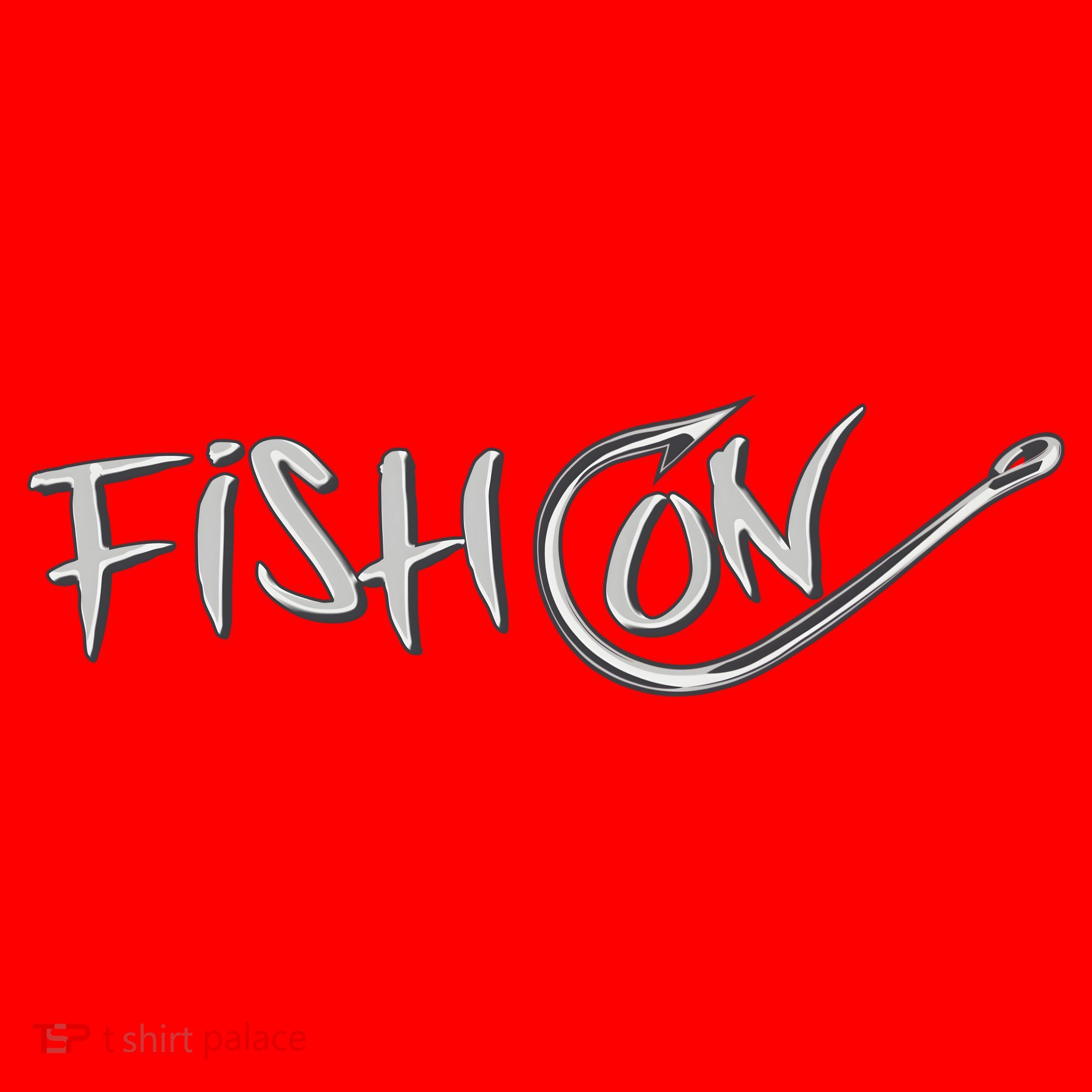 Fish On Fish Hook Santa Hat