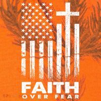 Faith Over Fear American Flag Kati Licensed 12" Camo Cuffed Beanie thumb 2
