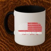 Facts Over Feelings Right Conservative Republican Political Coffee Mug thumb 2