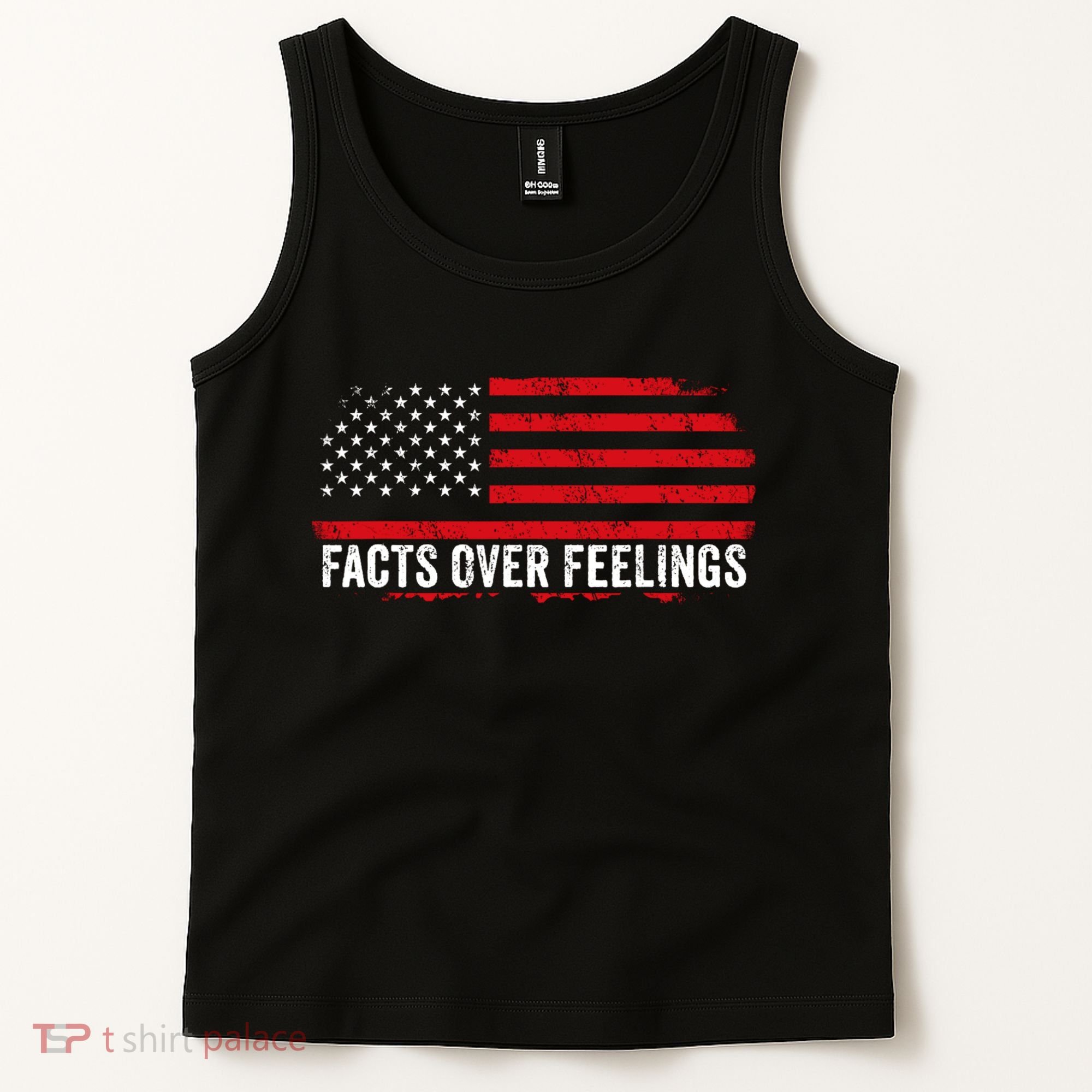 Facts Over Feelings Right Conservative Republican Political Tank Top