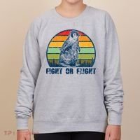 Fight Or Flight Funny Penguin Pun Fight Or Flight Women's Sweatshirt thumb 0