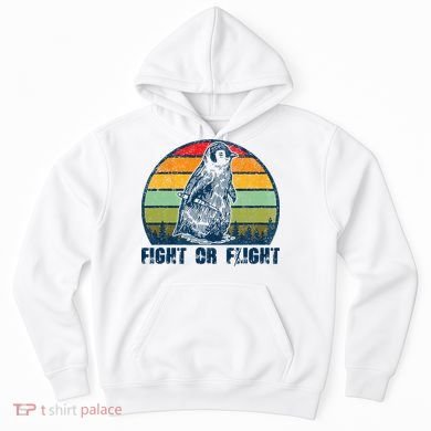 Fight Or Flight Funny Penguin Pun Fight Or Flight Hoodie