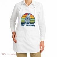 Fight Or Flight Funny Penguin Pun Fight Or Flight Apron thumb 2