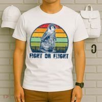 Fight Or Flight Funny Penguin Pun Fight Or Flight T-Shirt thumb 6