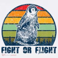 Fight Or Flight Funny Penguin Pun Fight Or Flight Coffee Mug thumb 5