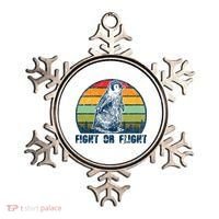 Fight Or Flight Funny Penguin Pun Fight Or Flight Ornament thumb 0
