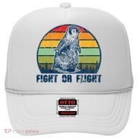Fight Or Flight Funny Penguin Pun Fight Or Flight Hat thumb 0