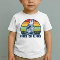 Fight Or Flight Funny Penguin Pun Fight Or Flight Toddler T-Shirt thumb 2
