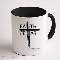 Faith Over Fear Coffee Mug thumb 1