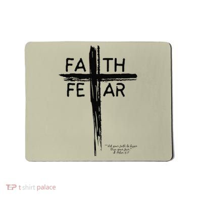 Faith Over Fear Mousepad