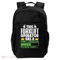 Forklift Operator Fart Loading Oddly Specific Funny Ironic Backpack thumb 0