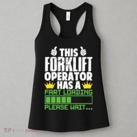 Forklift Operator Fart Loading Oddly Specific Funny Ironic Women's Tank Top thumb 3