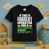 Forklift Operator Fart Loading Oddly Specific Funny Ironic Toddler T-Shirt thumb 3