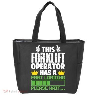 Forklift Operator Fart Loading Oddly Specific Funny Ironic Tote Bag