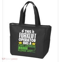 Forklift Operator Fart Loading Oddly Specific Funny Ironic Tote Bag thumb 3