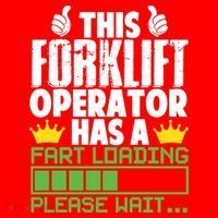 Forklift Operator Fart Loading Oddly Specific Funny Ironic Santa Hat thumb 1