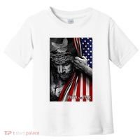 Faith Over Fear God Jesus Christian Flag Toddler T-Shirt thumb 0