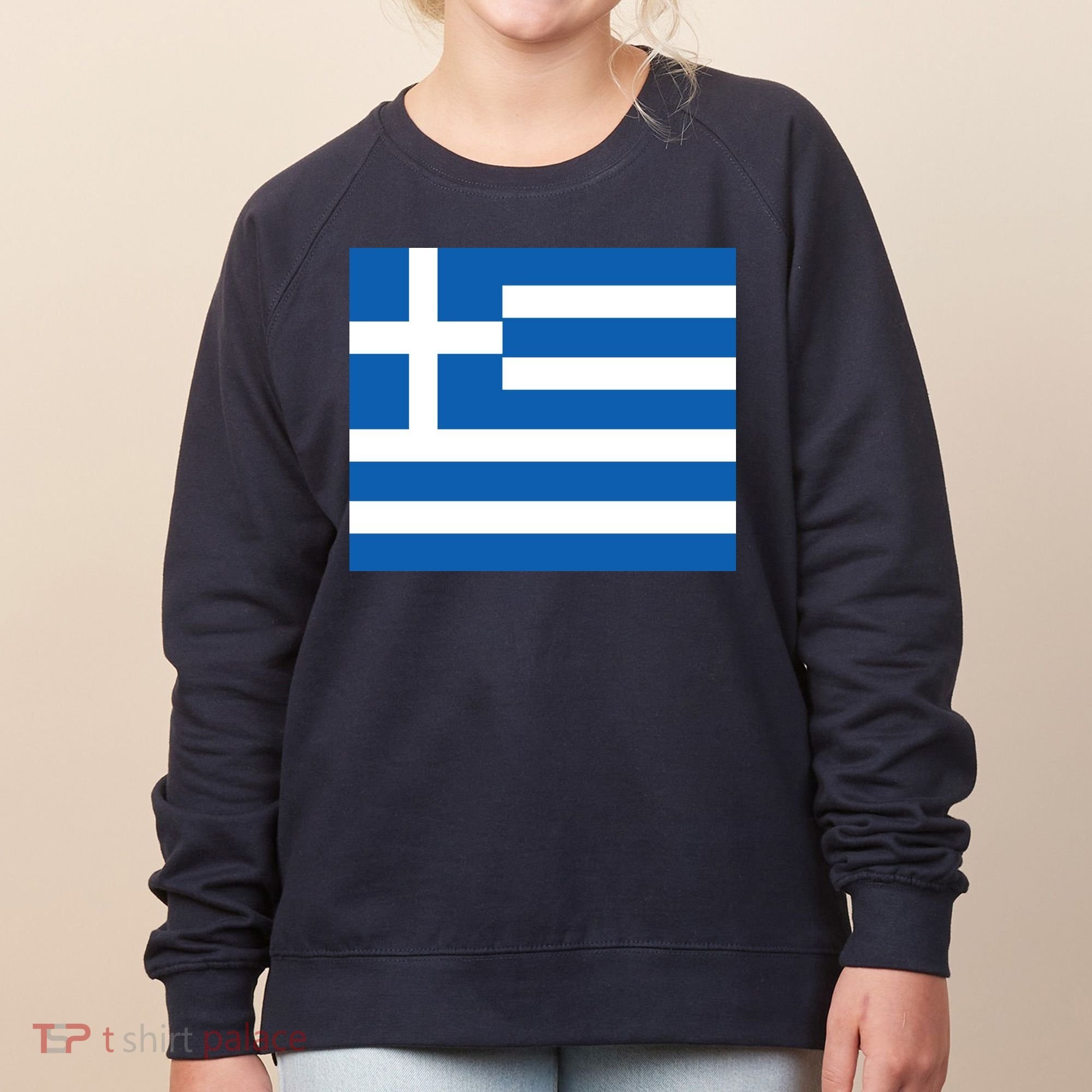 Flag of Greece Women's Sweatshirt
