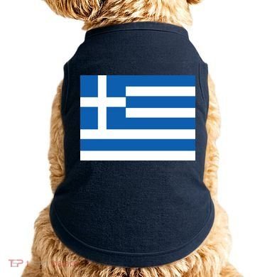 Flag of Greece Doggie Tank