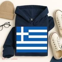 Flag of Greece Hoodie thumb 4