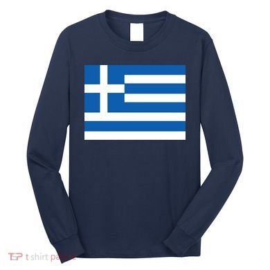 Flag of Greece Long Sleeve Shirt