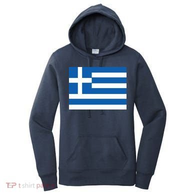 Flag of Greece Women's Hoodie