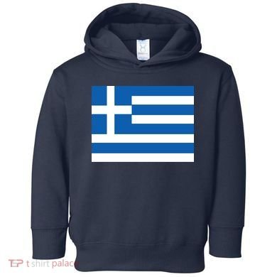 Flag of Greece Toddler Hoodie