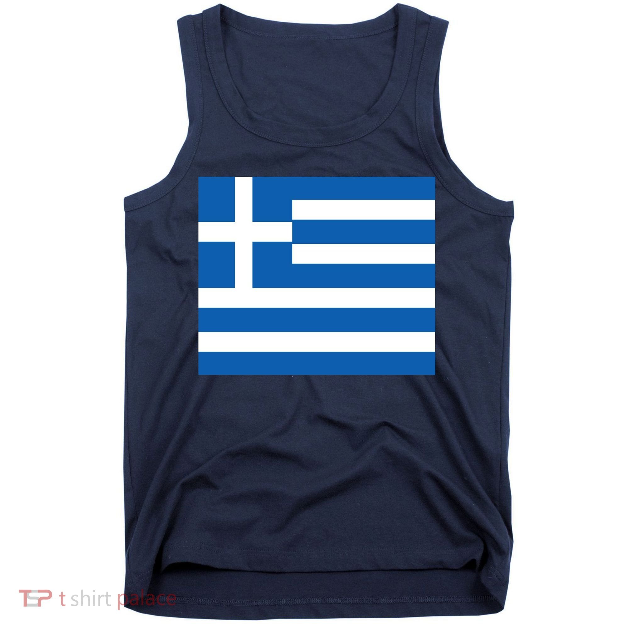 Flag of Greece Tank Top
