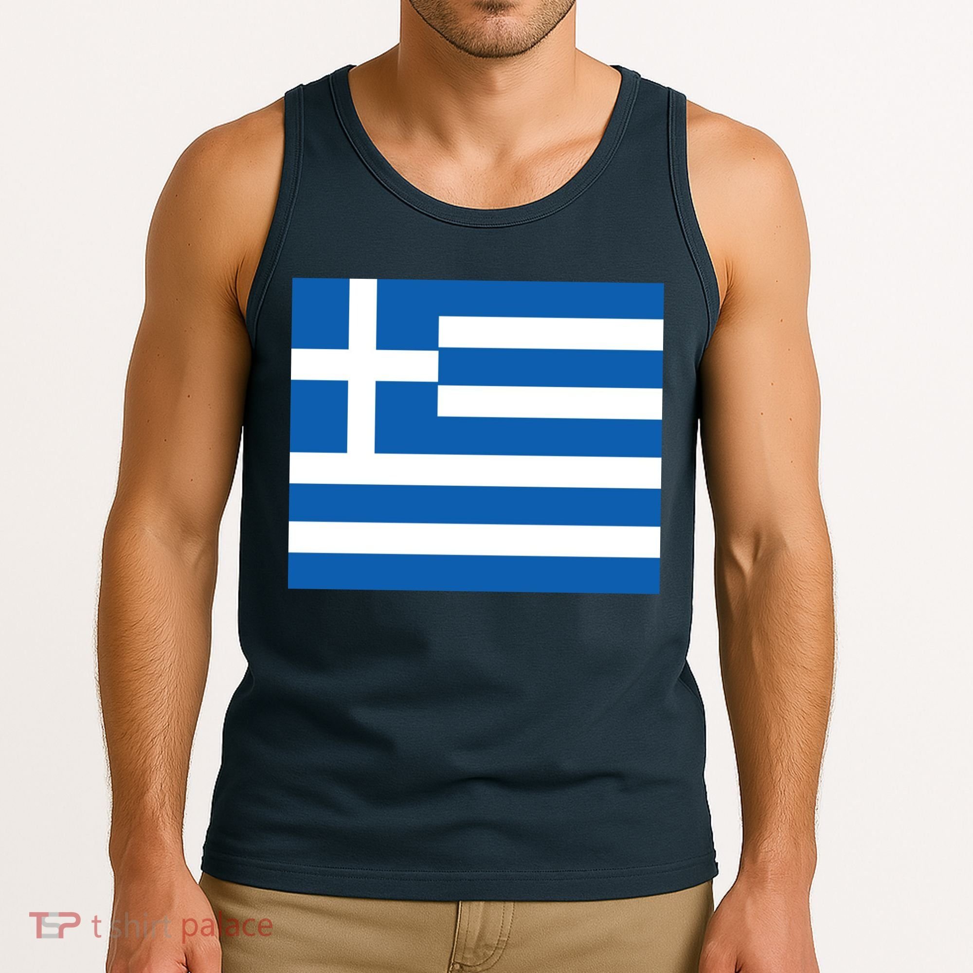 Flag of Greece Tank Top