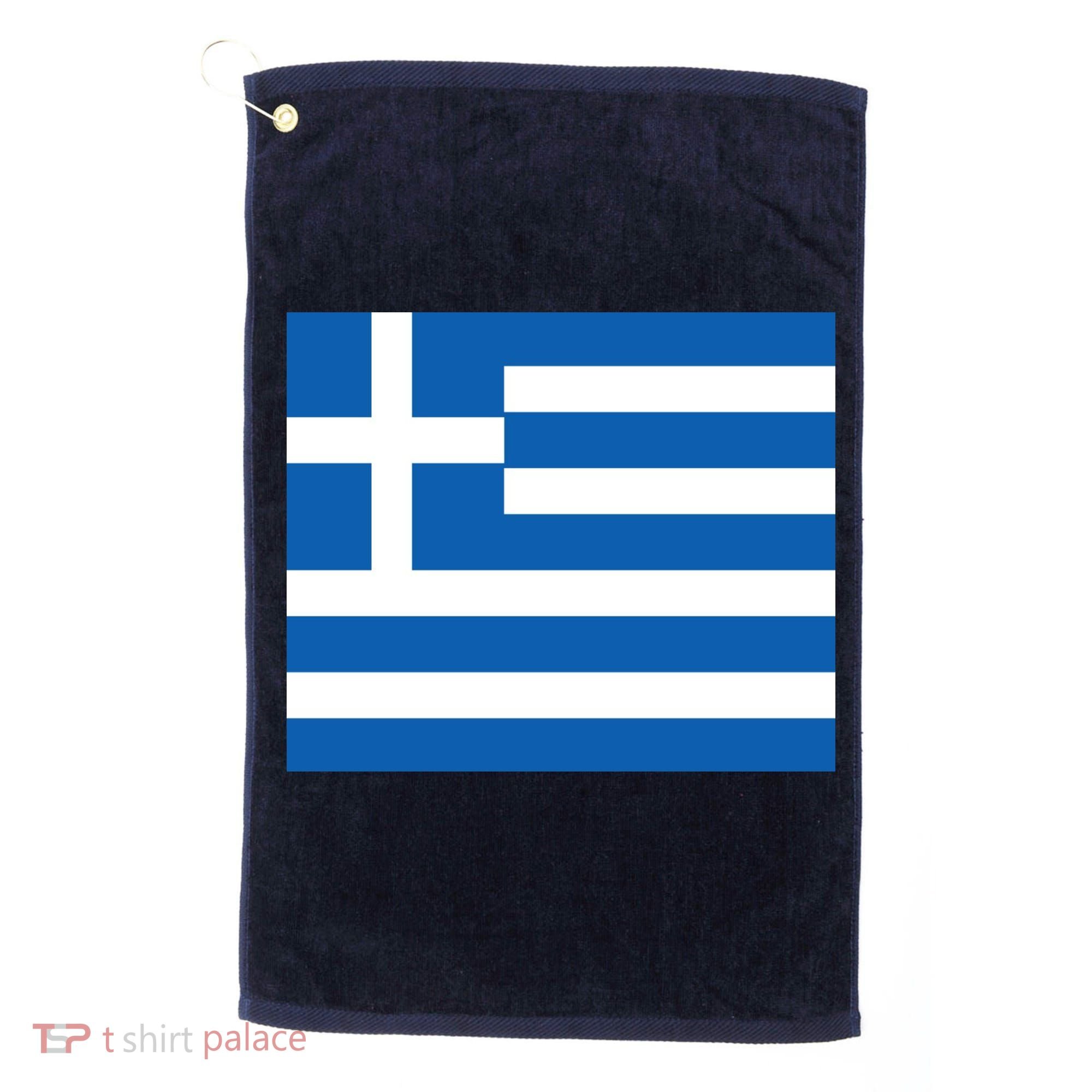 Flag of Greece Golf Towel