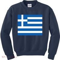 Flag of Greece Kids Sweatshirt thumb 0