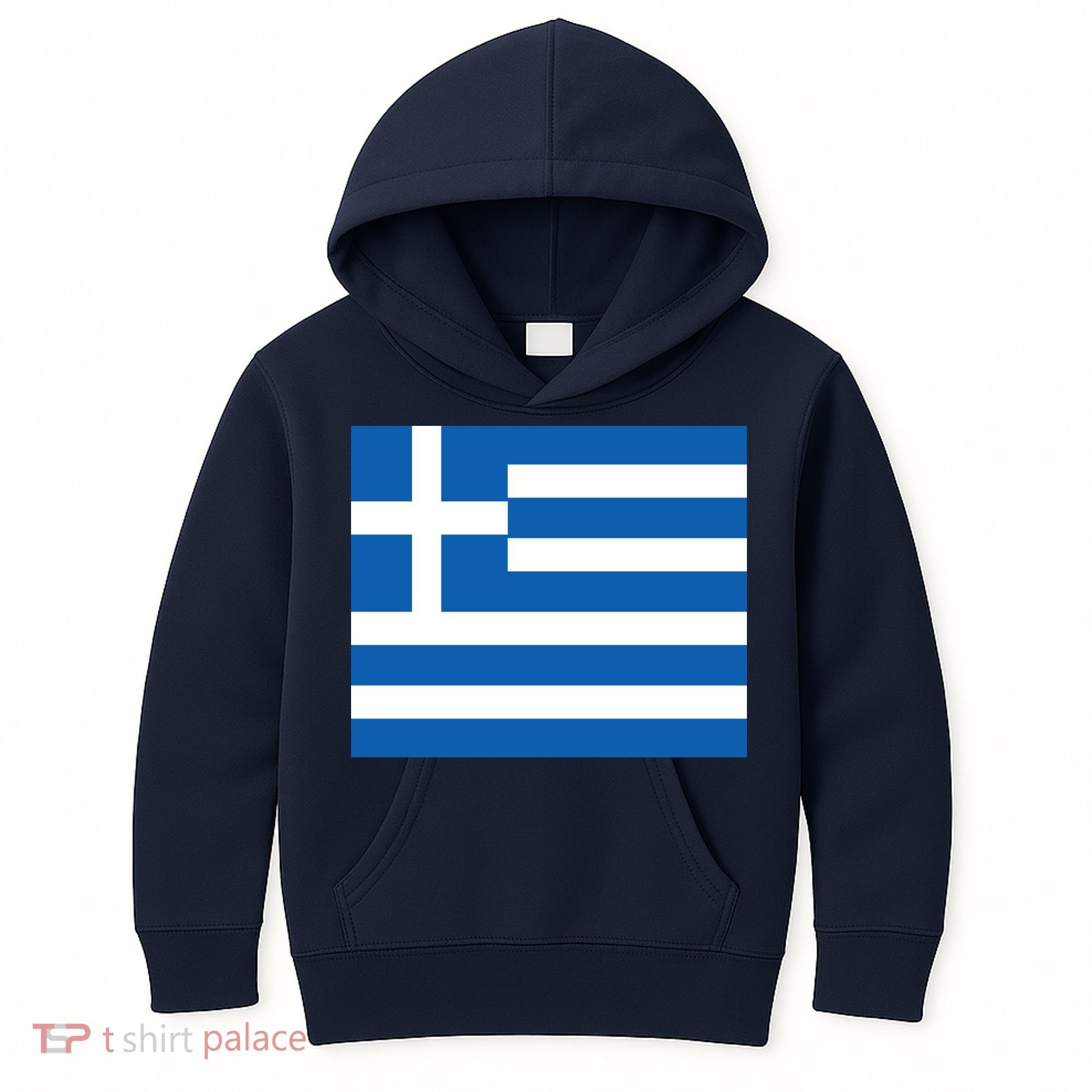 Flag of Greece Kids Hoodie