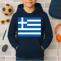 Flag of Greece Kids Hoodie thumb 2