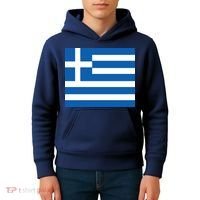 Flag of Greece Kids Hoodie thumb 4