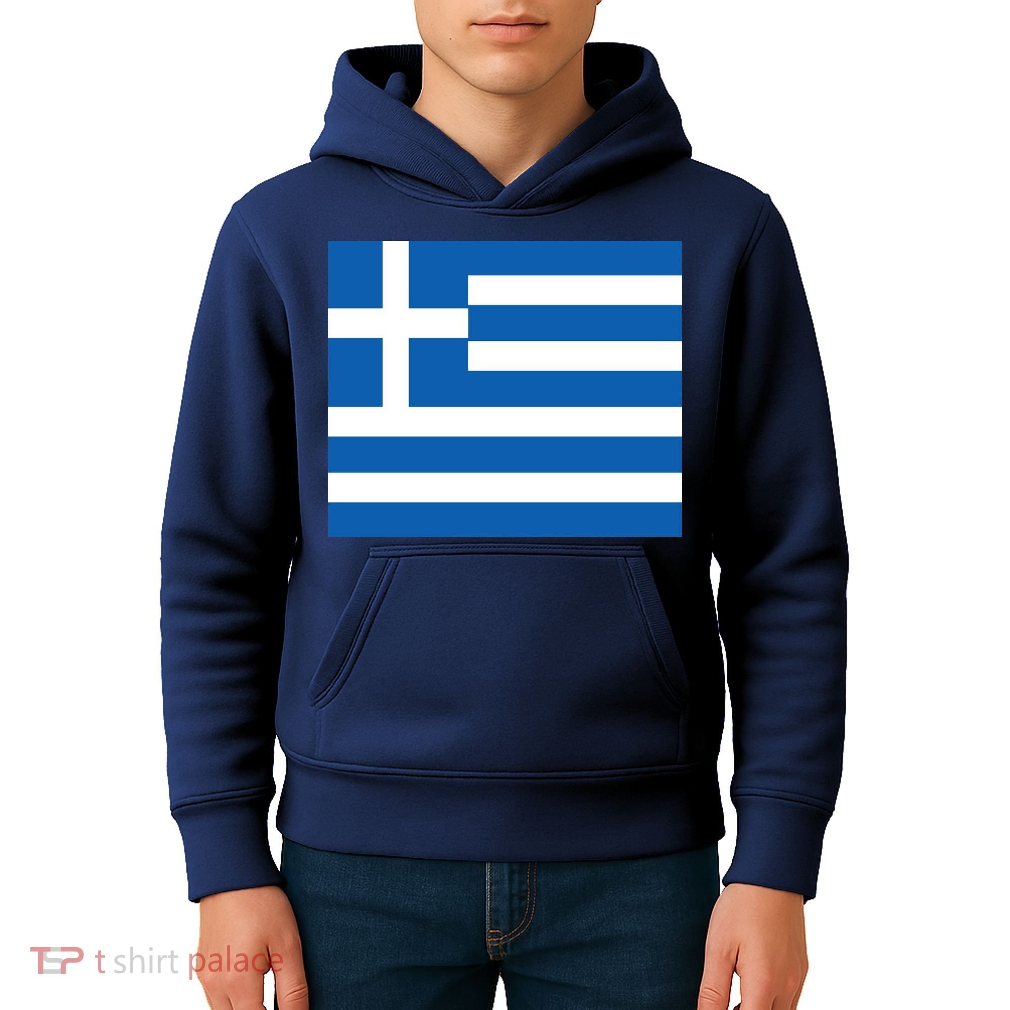 Flag of Greece Kids Hoodie