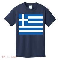 Flag of Greece Kids T-Shirt thumb 0